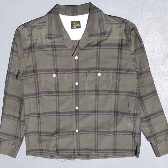 Needles(ニードルス)のneedles c.o.b. one-up shirt plaid S メンズのトップス(シャツ)の商品写真