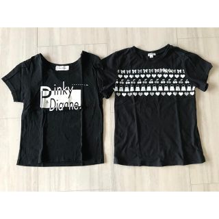 ピンキーアンドダイアン(Pinky&Dianne)のPinky＆Dianne  a.v.v半袖　Tシャツ　りぼん　2枚セット(Tシャツ/カットソー)