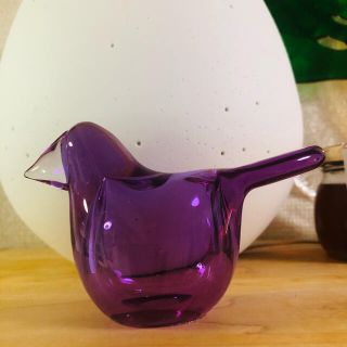 イッタラ(iittala)のイッタラ  バード　シエッポ　アメジスト　クリア(ガラス)