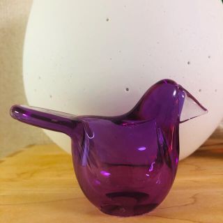 iittala - イッタラ バード シエッポ アメジスト クリアの通販 by 甲優