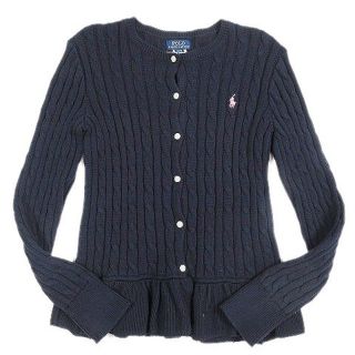 ポロラルフローレン(POLO RALPH LAUREN)のポロ ラルフローレン POLO ケーブル ニット カーディガン(カーディガン)