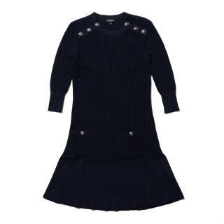 シャネル(CHANEL)のシャネル CHANEL リブニットワンピース ワンピース レディース【中古】(その他)