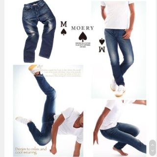 モエリー(MOERY)のMOERY MEN'Sスウェットデニム新品(デニム/ジーンズ)