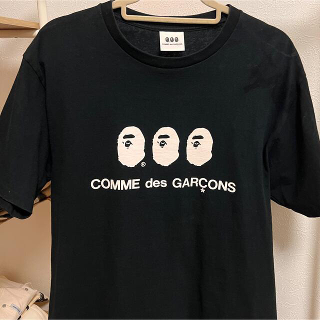 COMME des GARCONS(コムデギャルソン)の【希少】BAPE × コムデギャルソンTシャツcomme des garcons メンズのトップス(Tシャツ/カットソー(半袖/袖なし))の商品写真