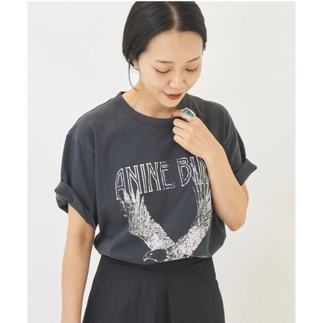 Plage(プラージュ)のPlage【ANINE BING/アニービン】LILITEEEAGLE Tシャツ レディースのトップス(Tシャツ(半袖/袖なし))の商品写真