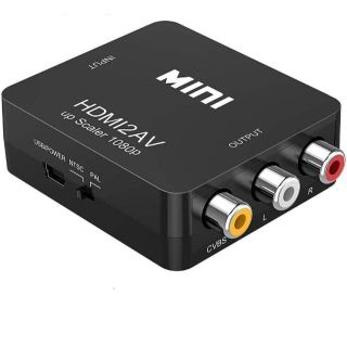 HDMI コンポジット コンバーター av RCA アダプタ HDMI2AV(映像用ケーブル)