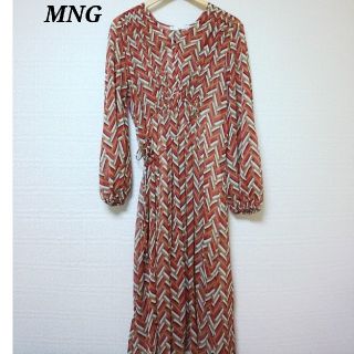 マンゴ(MANGO)の【新品・タグ付き‼️】MNG マンゴー ロングワンピース(ロングワンピース/マキシワンピース)