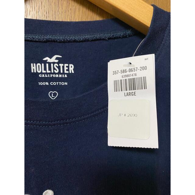 Hollister(ホリスター)の★タグ付き、新品未使用★hollister★Tシャツ★Lサイズ★ メンズのトップス(Tシャツ/カットソー(半袖/袖なし))の商品写真