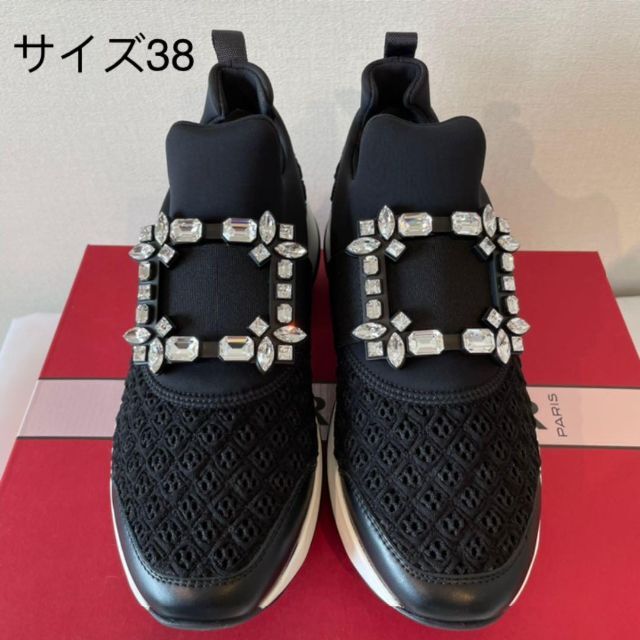 売れ筋商品 15万 ロジェヴィヴィエ ヴィヴラン スニーカー 38 ストラス
