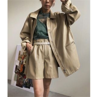 アメリヴィンテージ(Ameri VINTAGE)のameri vintage gentle fake leather jacket(ライダースジャケット)