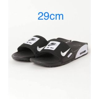 ナイキ(NIKE)のNIKE AIR MAX 90 SLIDE BLACK WHITE 29cm(サンダル)