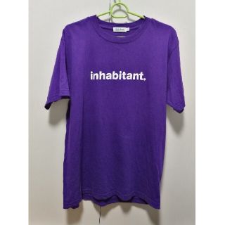 ★最終値下★美品 Inhabitant Tシャツ パープル M インハビタント(Tシャツ/カットソー(半袖/袖なし))