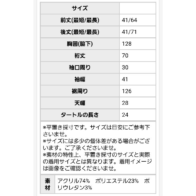 antiqua(アンティカ)の★値下げ↓　antiqua リブタートルネックニットセーター レディースのトップス(ニット/セーター)の商品写真