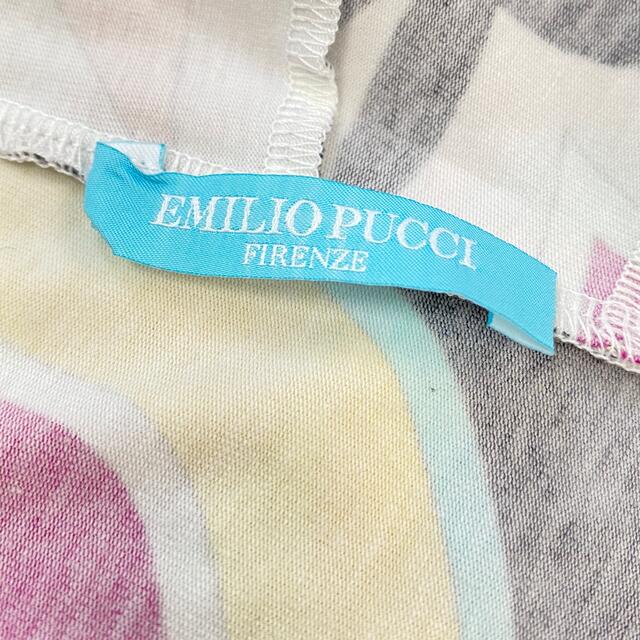 【美品】EMILIO PUCCI プッチ柄ワンピース ホルターネック