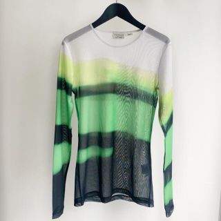 ドリスヴァンノッテン(DRIES VAN NOTEN)のドリスヴァンノッテン Len lye プリント メッシュトップ(カットソー(長袖/七分))