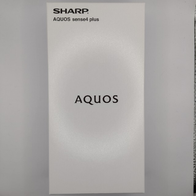 スマホ/家電/カメラSHARP AQUOS sense4 plus ブラック