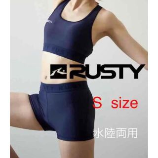 ラスティ(RUSTY)の新品　水着♡RUSTY/ラスティ♡ レディーススイムウェア　ネイビー7号(トレーニング用品)