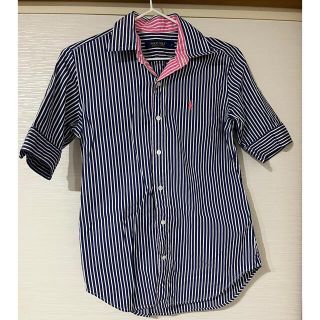 ポロゴルフ(Polo Golf)のpolo golf ストライプシャツ　ブルー　ピンク(Tシャツ/カットソー(半袖/袖なし))