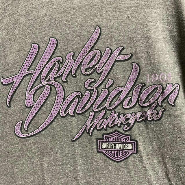 Harley Davidson(ハーレーダビッドソン)の90s 古着 ハーレーダビッドソン バックプリント ビッグシルエット メンズのトップス(Tシャツ/カットソー(半袖/袖なし))の商品写真