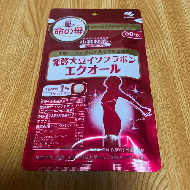 小林製薬(コバヤシセイヤク)の【命の母エクオール】小林製薬の栄養補助食品 発酵大豆イソフラボン  30粒 食品/飲料/酒の健康食品(その他)の商品写真