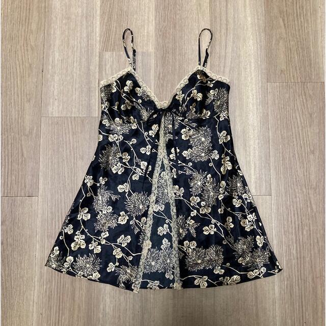 専用 vintage flower lace lingerie dress レディースのワンピース(ミニワンピース)の商品写真