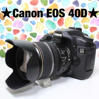 キヤノン(Canon)の❤️◇Canon EOS 40D ★はじめての一眼レフ ★豪華レンズ(デジタル一眼)