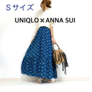 アナスイ(ANNA SUI)の新品未使用 ユニクロ アナスイ ANNA SUI ティアード ロングスカートS(ロングスカート)