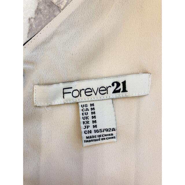 FOREVER 21(フォーエバートゥエンティーワン)の【新品・タグ付き】ドッキングワンピース・結婚式・入園式・卒業式 レディースのワンピース(ひざ丈ワンピース)の商品写真