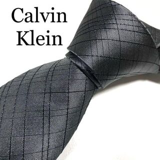 カルバンクライン(Calvin Klein)のネクタイ　カルバンクライン　チェック　シルク(ネクタイ)
