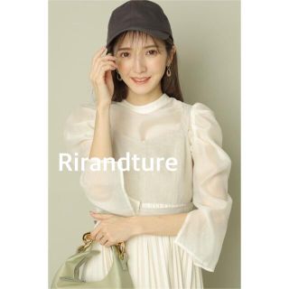 リランドチュール(Rirandture)の新品・未使用💗Rirandture💗ブラウス&ビスチェコンビプリーツワンピース(シャツ/ブラウス(長袖/七分))