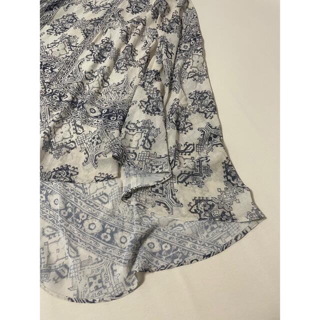 goa(ゴア)のgoa Oriental rug プリントシフォン イレギュラーヘムスカート レディースのスカート(ロングスカート)の商品写真