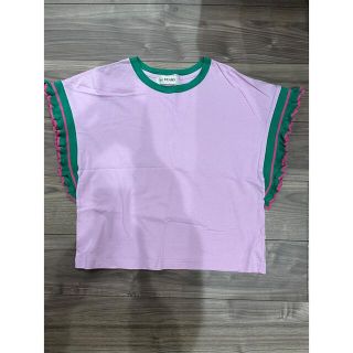 レイビームス(Ray BEAMS)のレイ　ピームス　　フリルTシャツ　(Tシャツ(半袖/袖なし))