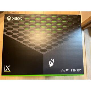 エックスボックス(Xbox)のxbox series x 本体　新品未開封(家庭用ゲーム機本体)