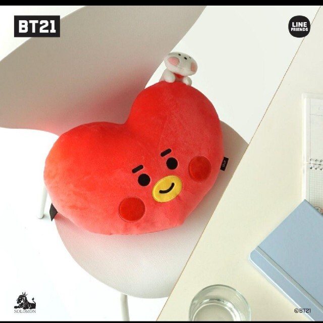 BT21 KUS_シートクッション ぬいぐるみ　チミー　タタ 1