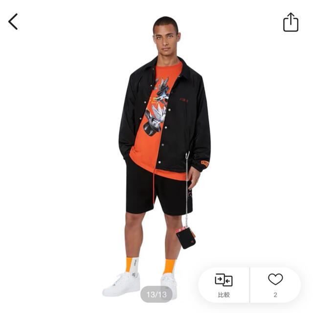 OFF-WHITE(オフホワイト)のHERON PRESTON ヘロンプレストン カットソー tシャツ ハト acw メンズのトップス(Tシャツ/カットソー(半袖/袖なし))の商品写真