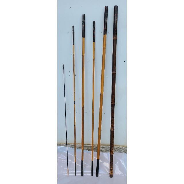 竹竿　6本繋ぎ　全長約5.5m　年代物