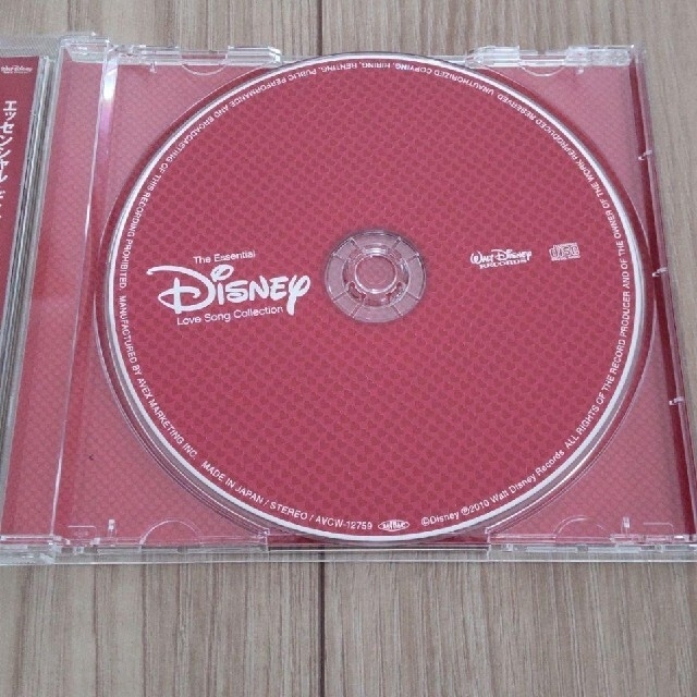 Disney(ディズニー)のエッセンシャル・ディズニー～ラヴソング・コレクション～  結婚式 CD エンタメ/ホビーのCD(ポップス/ロック(洋楽))の商品写真