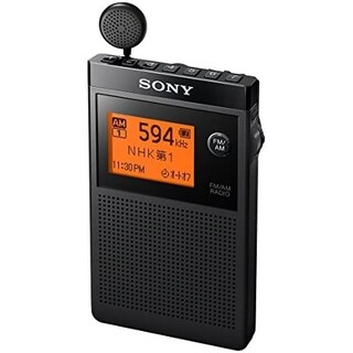 ★新品未使用★SONYシンセサイザーラジオFM/AM　 SRF-R356ブラック
