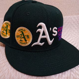 ニューエラー(NEW ERA)のニューエラ 59fifty アスレチックス ダークグリーン 7 3/8(キャップ)