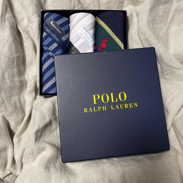 Ralph Lauren(ラルフローレン)のラルフローレン　ハンカチ　3枚セット レディースのファッション小物(ハンカチ)の商品写真
