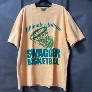 スワッガー(SWAGGER)の【激レア】スワッガー SWAGGER 半袖 バスケットボール ロゴ Ｔシャツ 橙(Tシャツ/カットソー(半袖/袖なし))