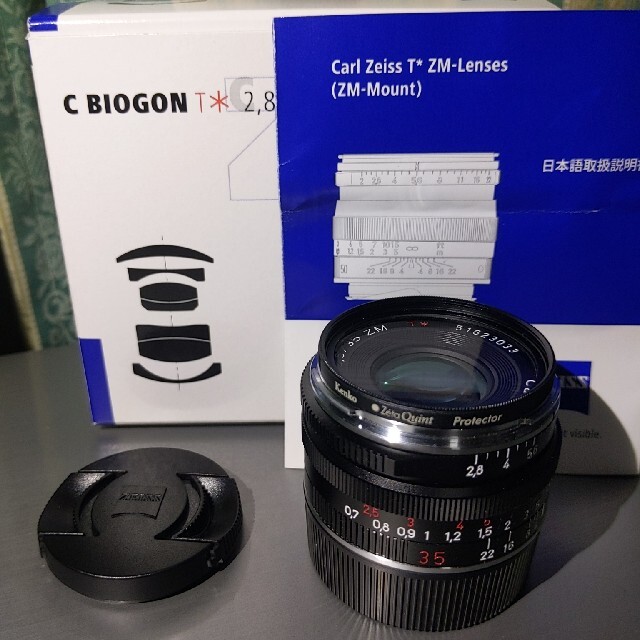 極美品　ZEISS BIOGON　T　2.8/35　ZM-BK レンズ