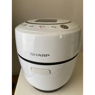 SHARP - 美品 ヘルシオ ホットクック ホワイト 1.0L 1〜2人用 KN-HW10E