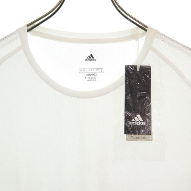 adidas(アディダス)の未使用品 アディダス ランニング 半袖Tシャツ L ホワイト スポーツ/アウトドアのランニング(ウェア)の商品写真