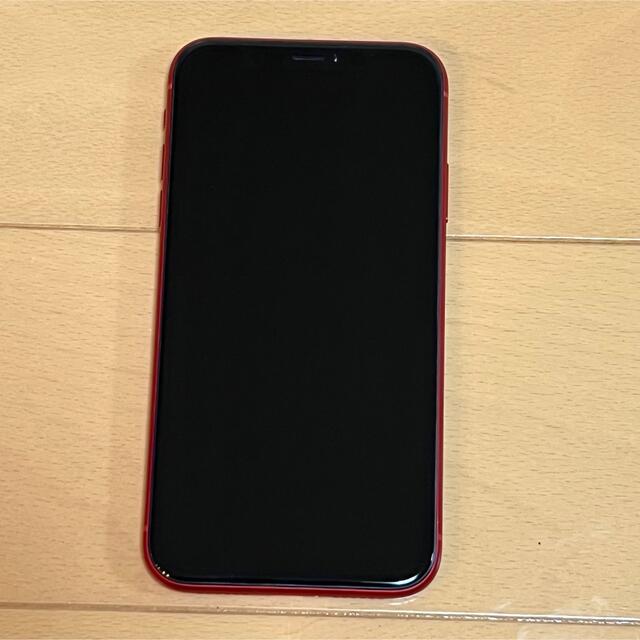 iPhone XR 64GB RED SIMフリースマートフォン/携帯電話