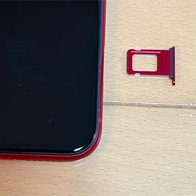 iPhone XR 64GB RED SIMフリースマートフォン/携帯電話