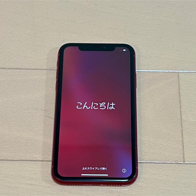 iPhone XR 64GB RED SIMフリースマートフォン/携帯電話