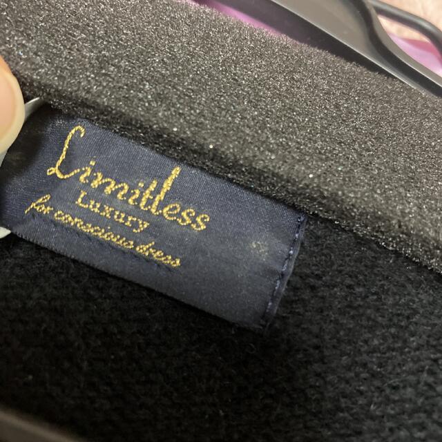 LIMITLESS LUXURY(リミットレスラグジュアリー)の【Limitless Luxury】ニットカーディガン（黒） レディースのトップス(カーディガン)の商品写真