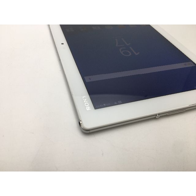 au機種名◇SIMフリーau Xperia Z4 Tablet SOT31 白美品R418