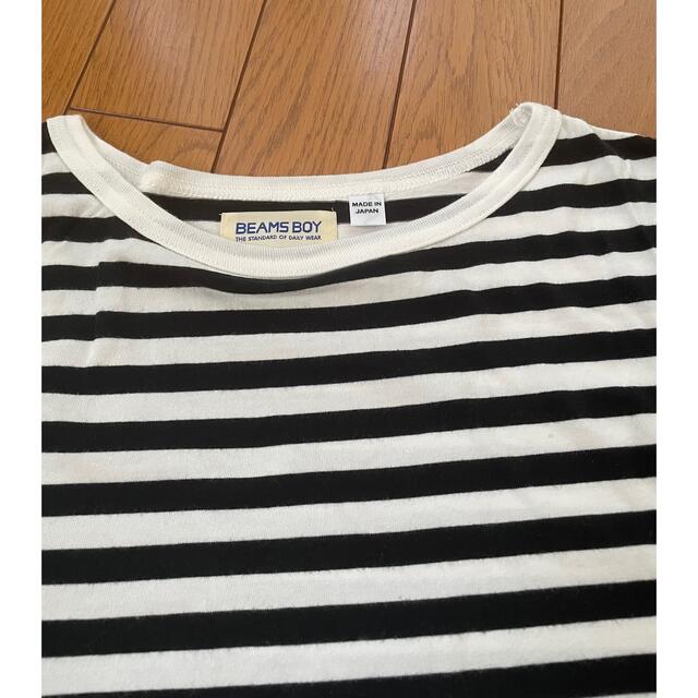 BEAMS BOY(ビームスボーイ)のBEAMS BOY ボーダーカットソー　 レディースのトップス(Tシャツ(長袖/七分))の商品写真